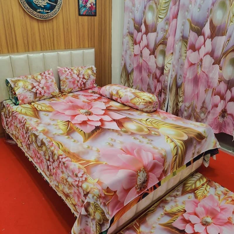 Original Water Proof China Premium 3D Design bed sheet