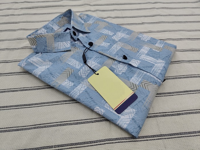 Pure Cotton full Sleeve Print Shirt for Men’s