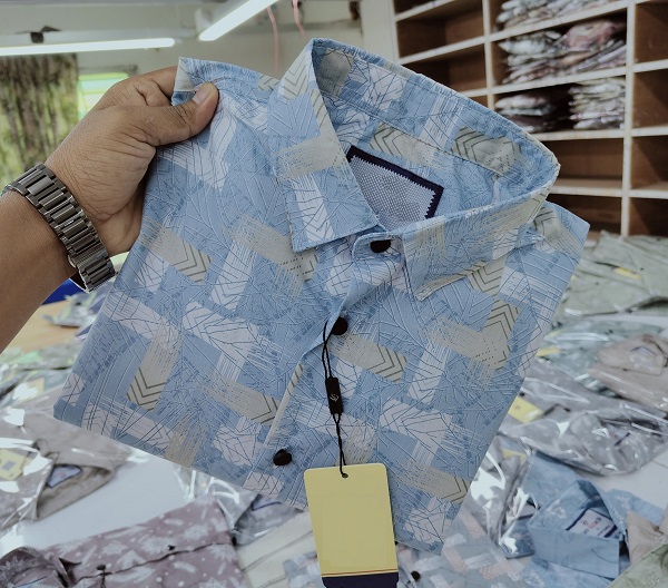 Pure Cotton full Sleeve Print Shirt for Men’s