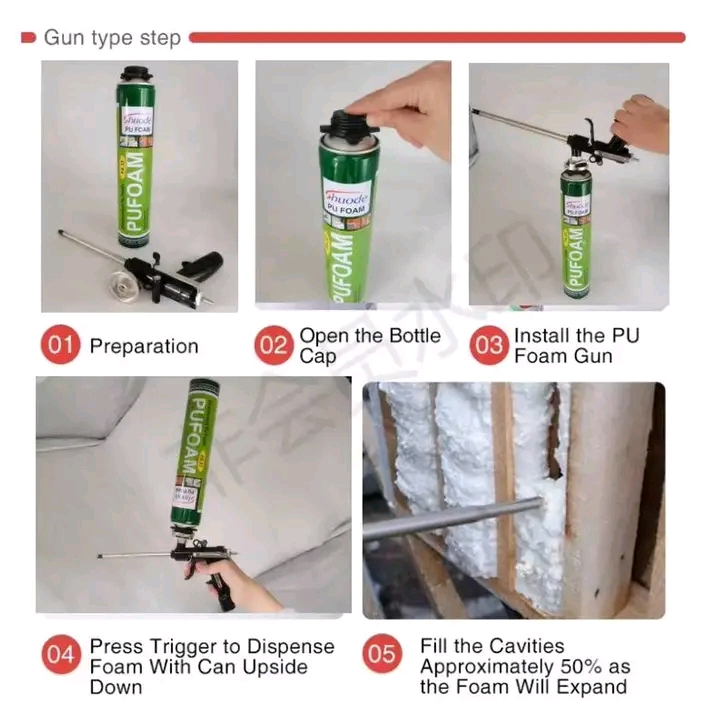 PU FOAM/ Poiyurithine spray 750ml