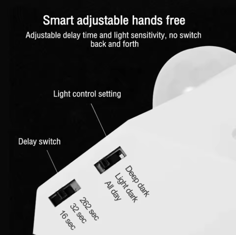 Induction Infrared Motion Sensor E27 LED Lamp Base Holder With Light Control Switch Bulb Socket Adapter