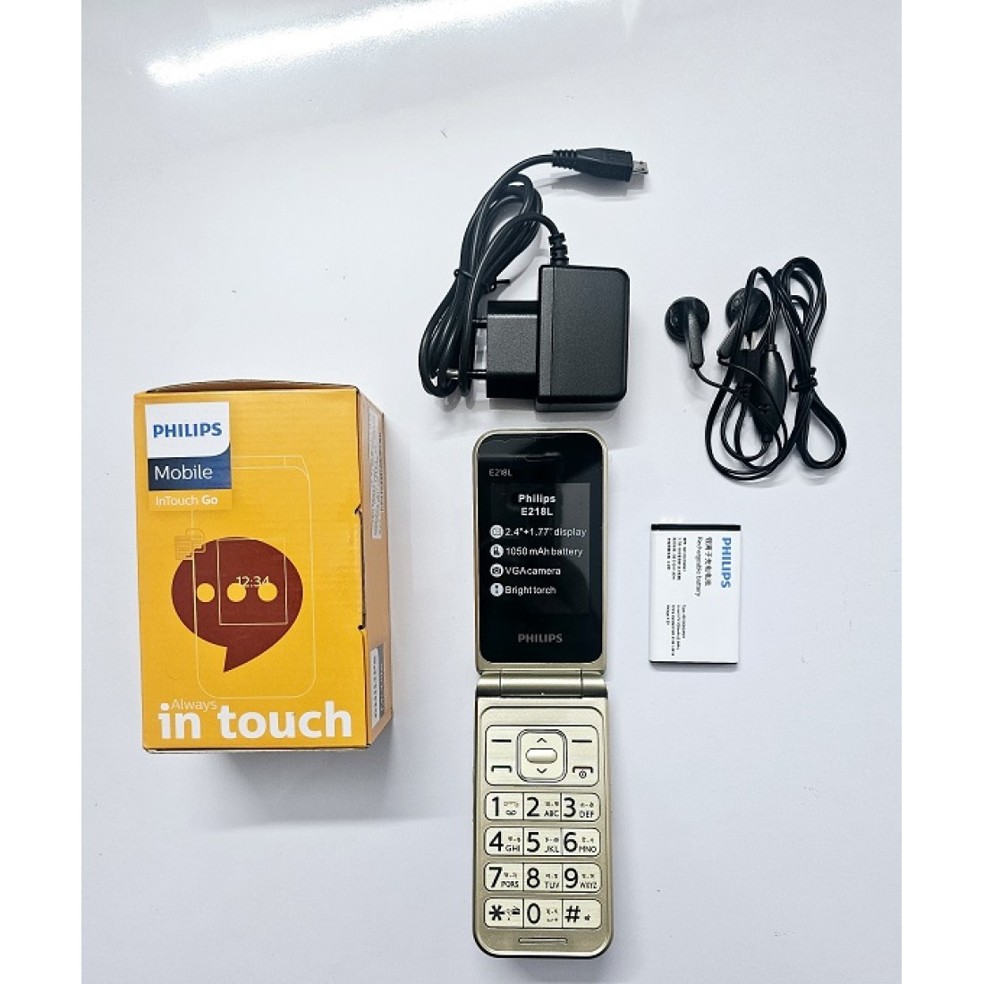 Philips E218L button phone