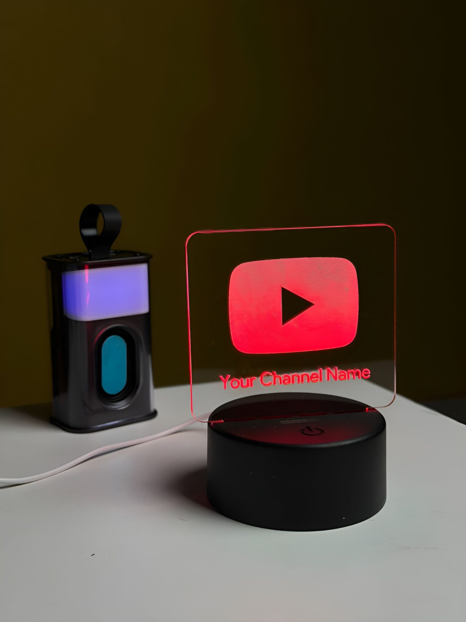 Custom acrylic night lamp