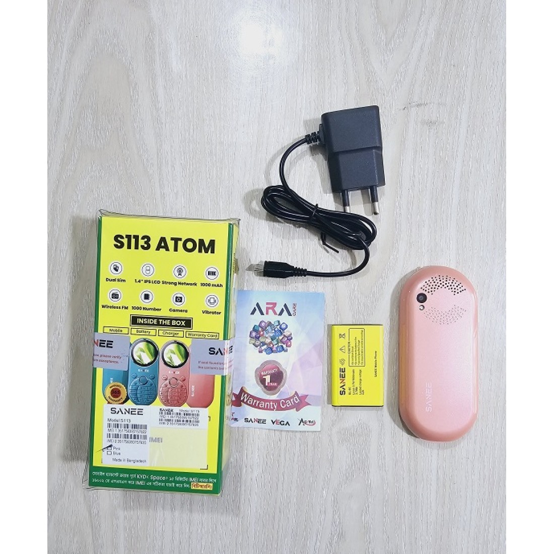 Long battery keypad phone BD