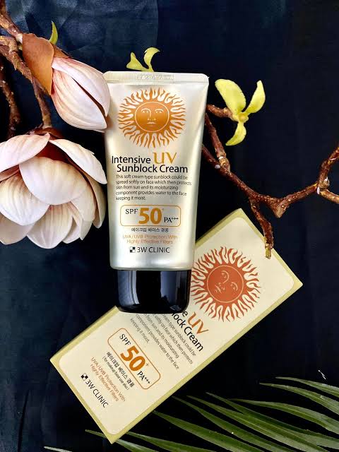 3W Clinic Intensive UV Sunblock Cream SPF 50+PA+++