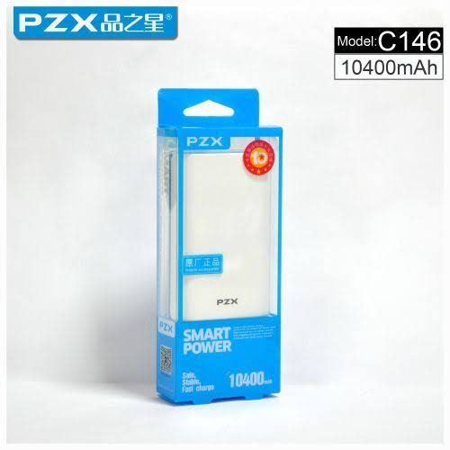 ? PZX C146 Smart Power Bank – Premium 10400mAh Portable Charger