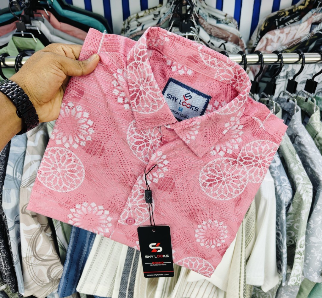 Pure Cotton full Sleeve Print Shirt