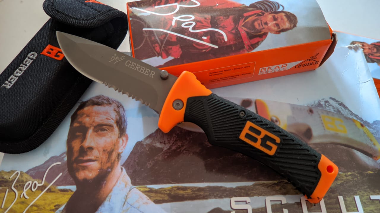 Beargrells survival knife