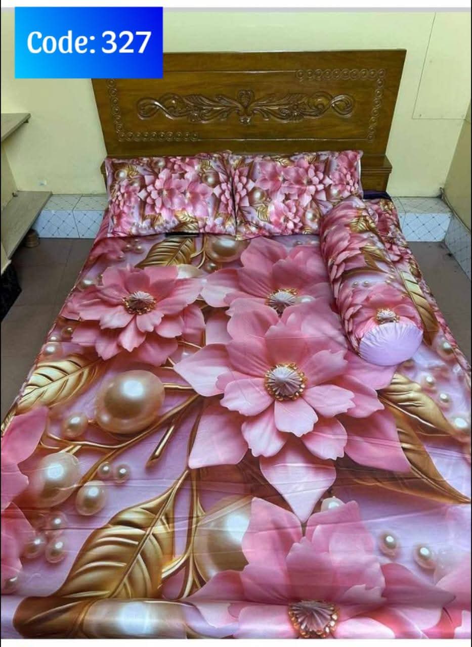 Premium Quality 3d Bedsheets four pieces set