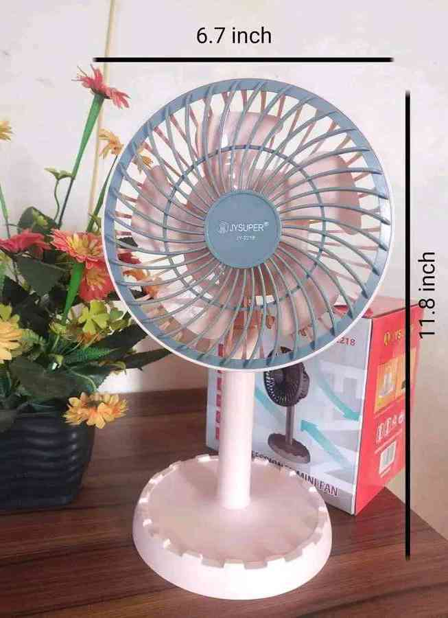 ??JYSUPER Mini Fan JY-2218 মিনি চার্জার ফ্যান??