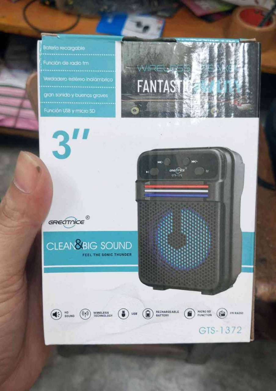 GTS-1372 Wireless bluetooth Sound Speaker মিনি বক্স স্পিকার