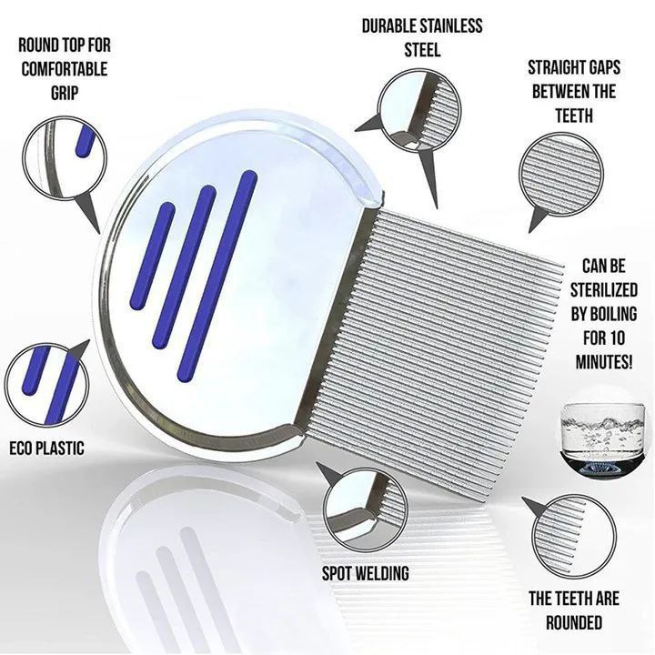 Stainless Steel Lice Comb উকুনের চিরুনি