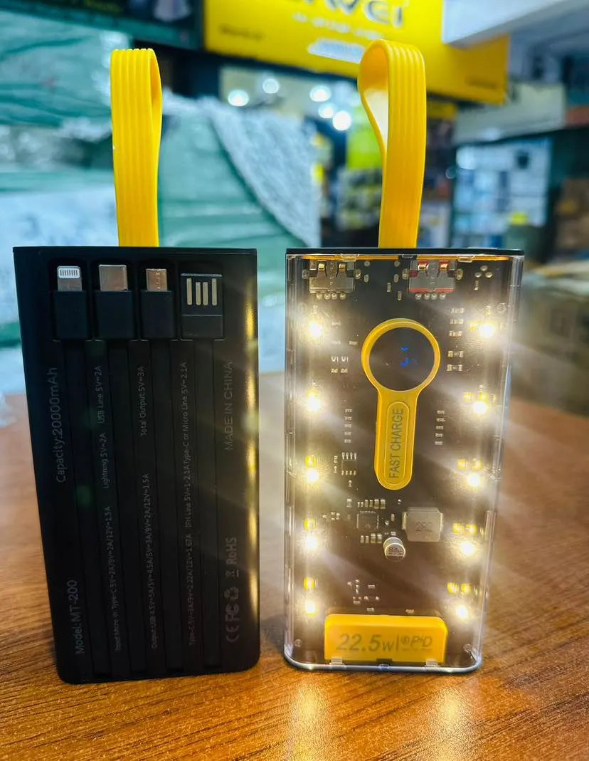 66W fast charging power bank