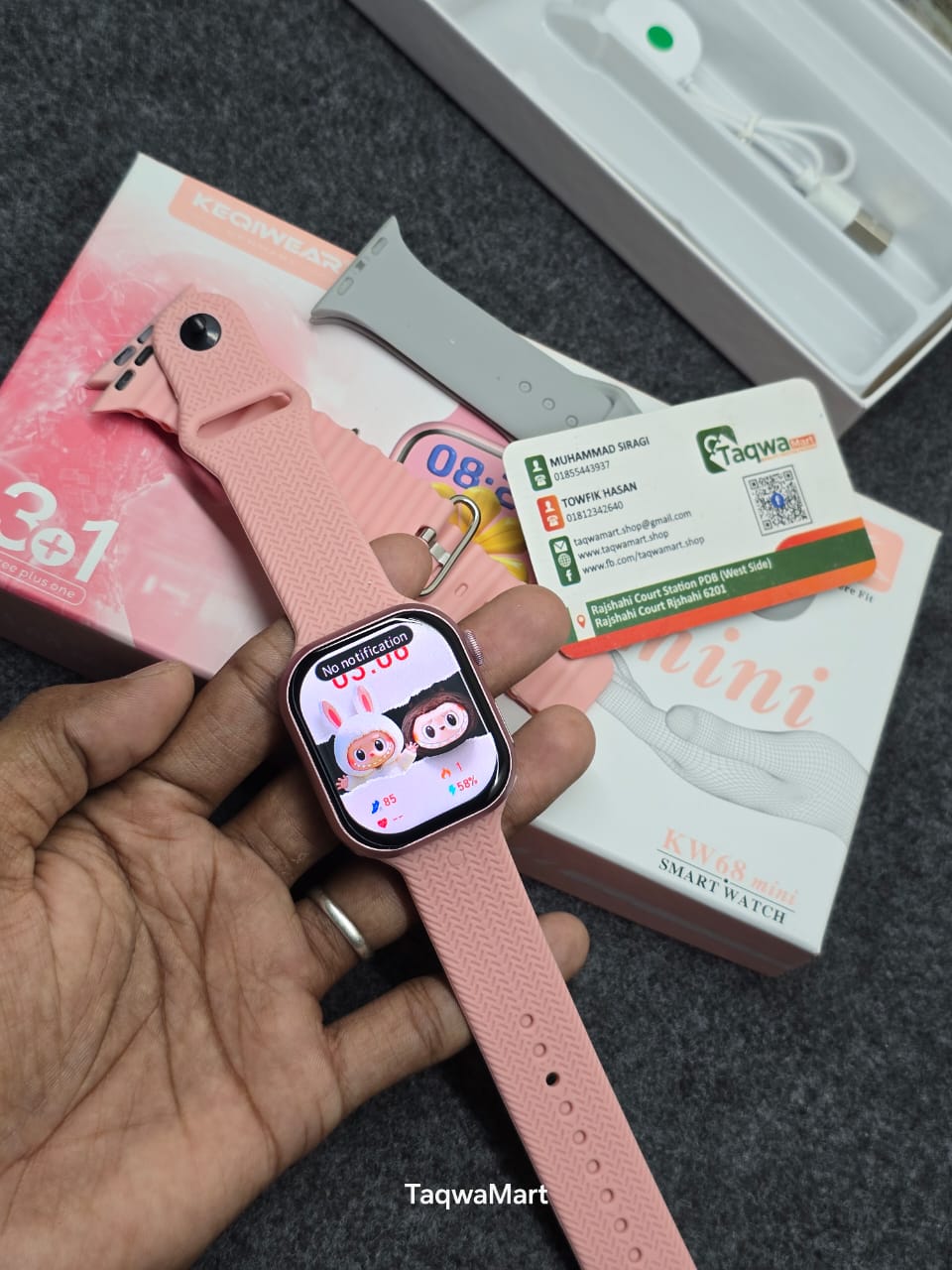 Kw68 mini ladies smart watch