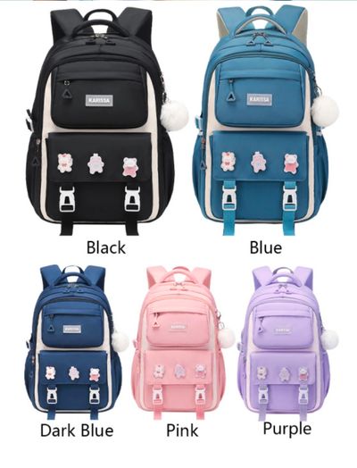 Kids Backpack Children School Bags Waterproof Primary Schoolbag Book Bag (Pink trumpet)