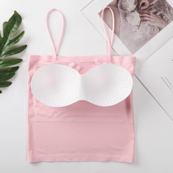 Bra / Ice Silk Slim Strap Padded Bra / Stylish Bra / Comfortable Bra