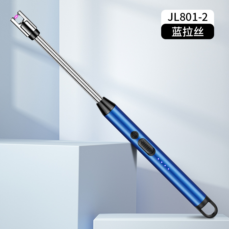 Kitchen lighter Rechargeable Electric Arc Lighter – Windproof, USB Charging, Flexible Long Neck Digital Rechargeable Lighter Gas Stove Aromatherapy Candle Ignition Stick
