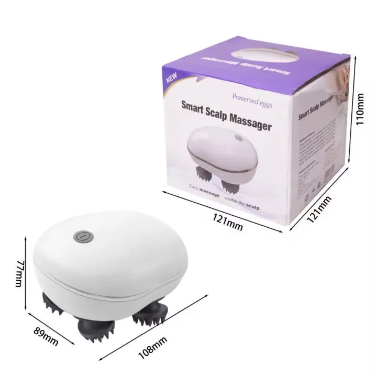 Smart Scalp massager with red light therapy