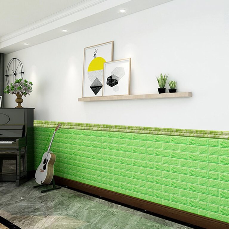 Self-Adhesive 3D Brick Pattern Foam Wall Sticker
