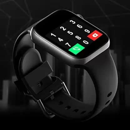 T500 Smart Watch Silicone Band For Android & iOS, Black