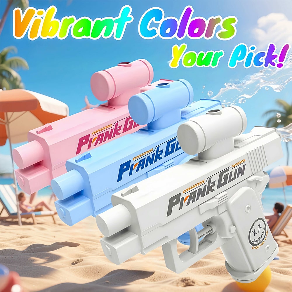 Water Spray Gun | Dual-Side Water Spray Gun (TikTok Prank) — Two-Way Splash Action, ABS Plastic, 3 Colors