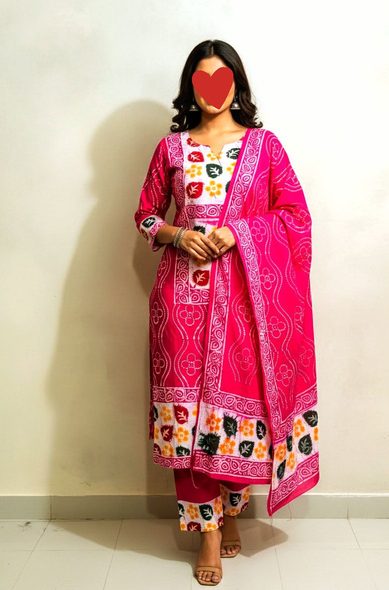 Style in Strokes – Batik Three Piece