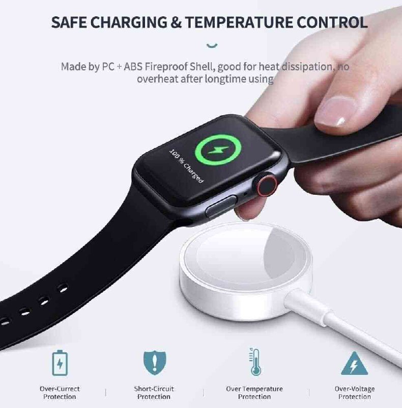 smart watch wireless charger cable