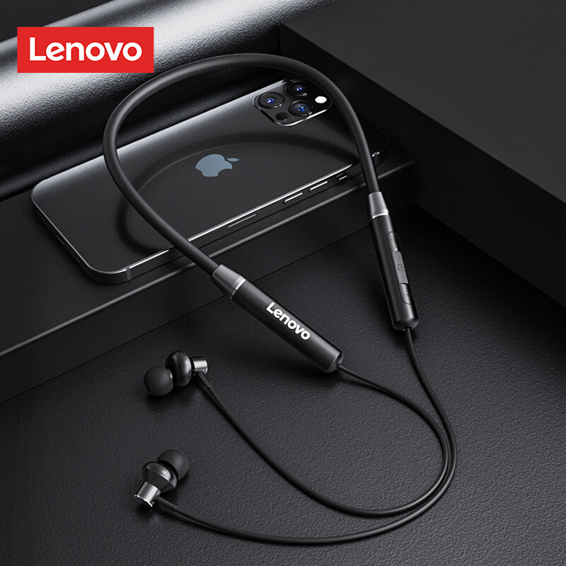 Lenovo HE05x Bluetooth 5.0 Magnetic Neckband sports Earphones Code : 10813