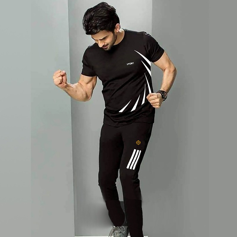 Sportswear Casual O-neck T-shirts + Pants Tracksuit Set SB 2620