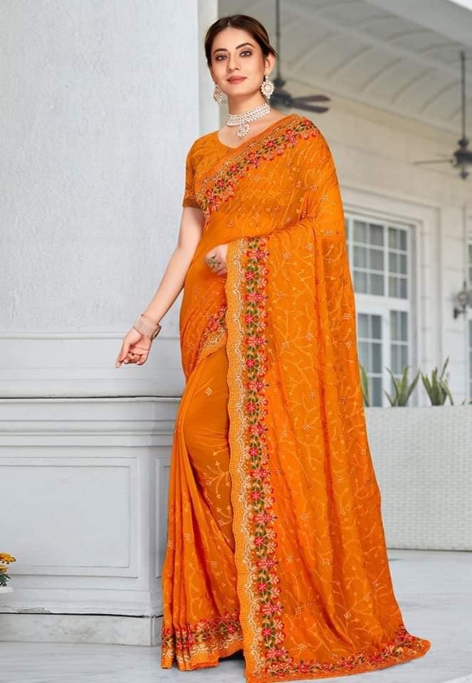 Embroidery Sharee