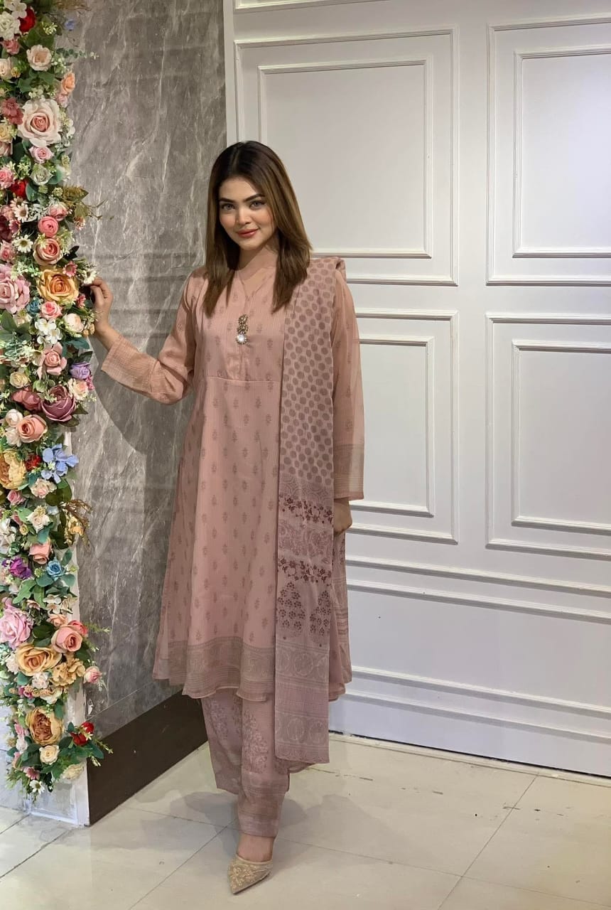Dubai Silk Three Piece