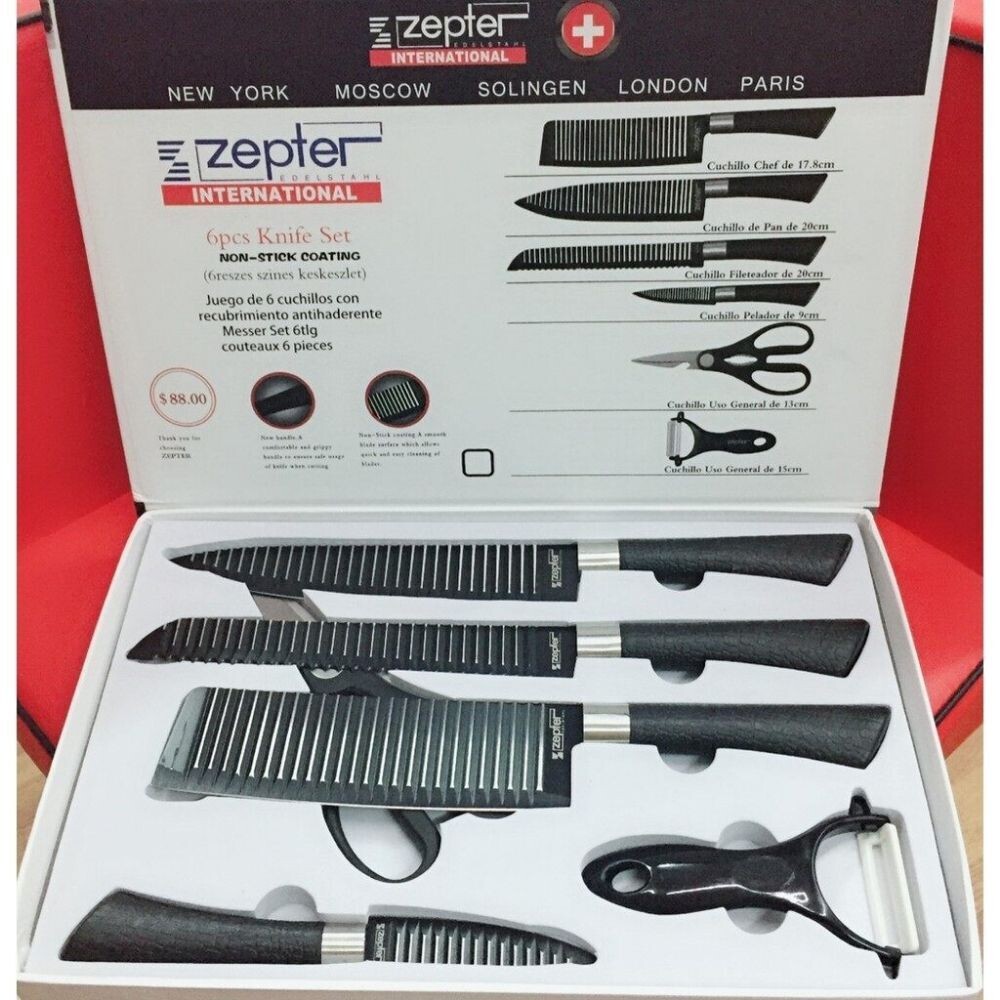 ? Zipter Knife Set – আপনার রান্নাঘরের সেরা সহচর!