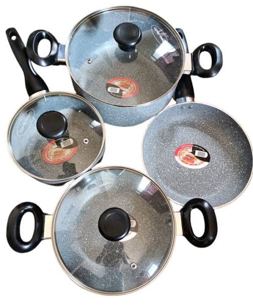 7 pieces Cooking set || Cookware set || Frypan set ||