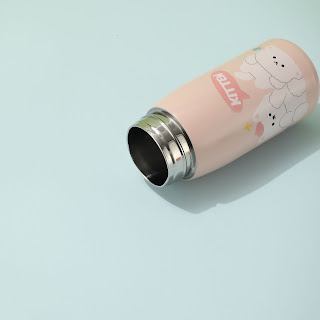 Stainless steel double wall thermal mumpot with straw. ( model: 976, 977)