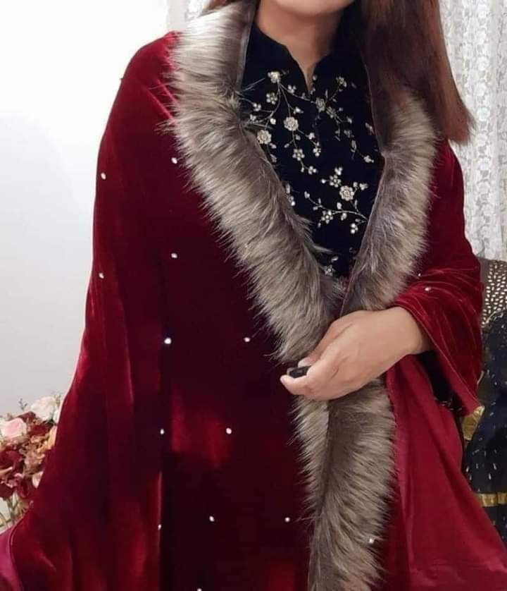 velvet winter shal