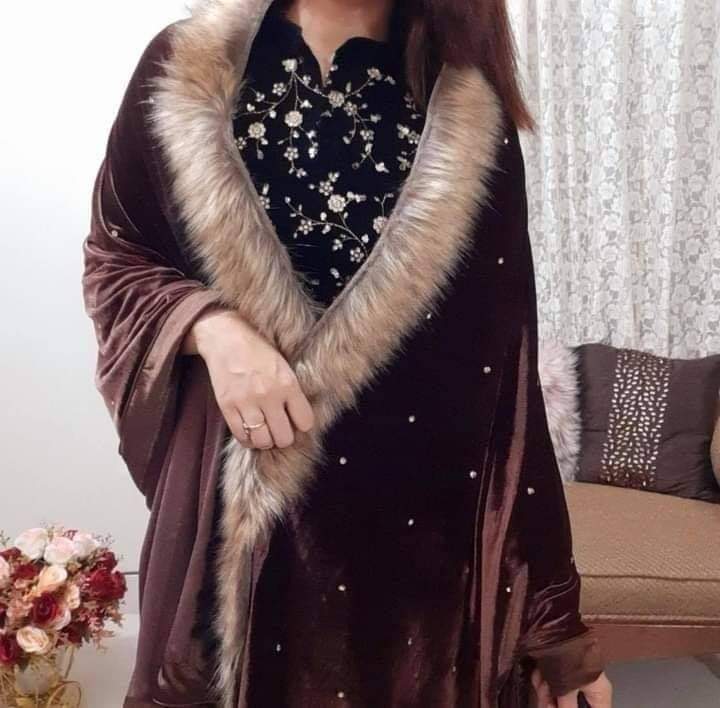 velvet winter shal