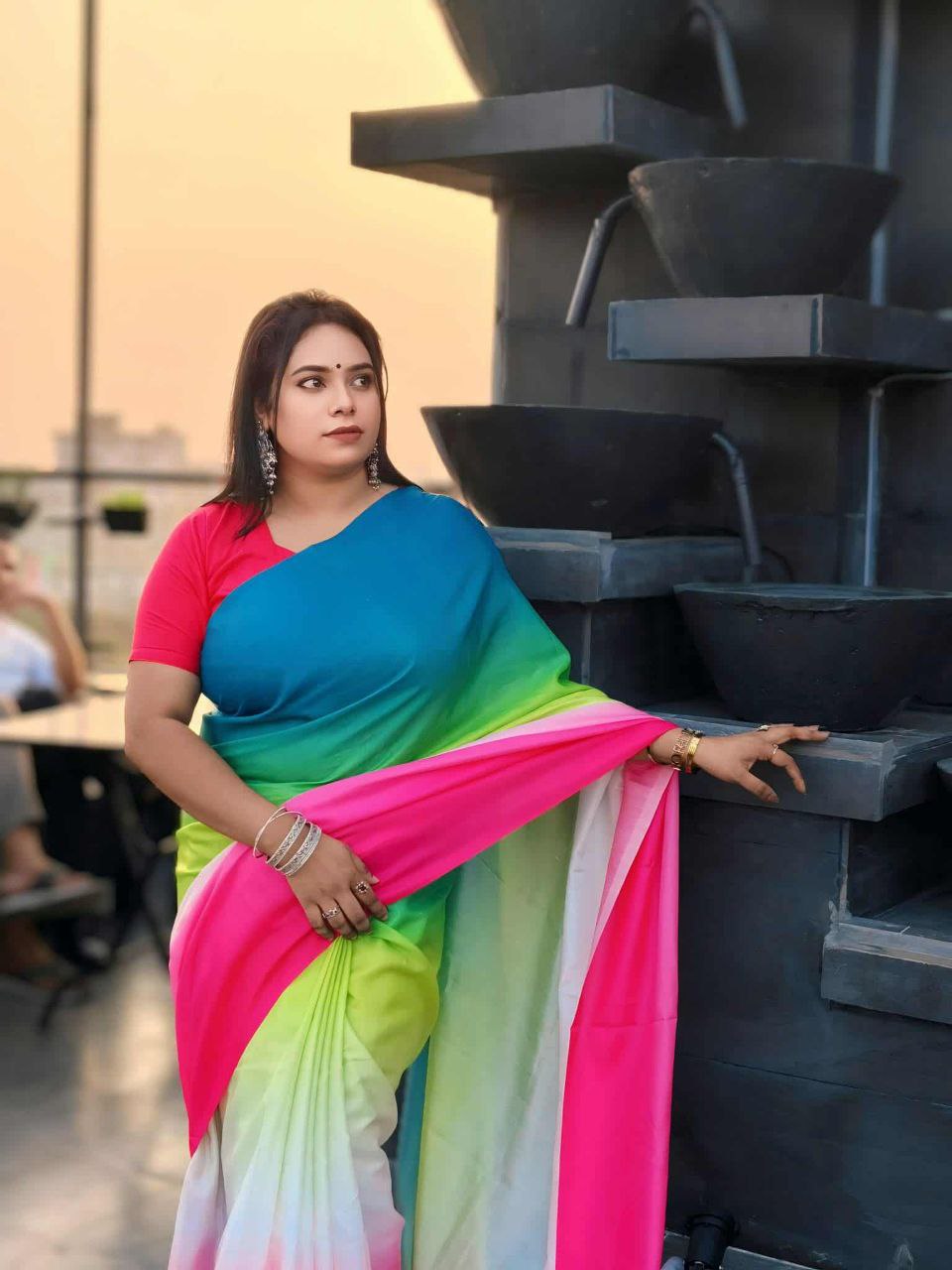 এক্সক্লুসিভ ডিজিটাল প্রিন্ট শাড়ি