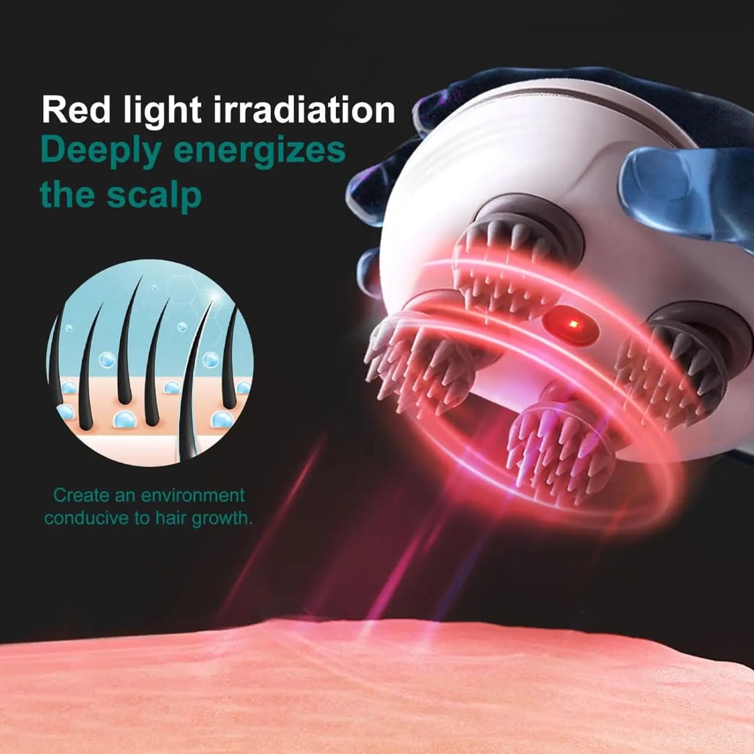 Electric Scalp Massager – Head Massage Machine for Stress Relief, Relaxation & Hair Growth
