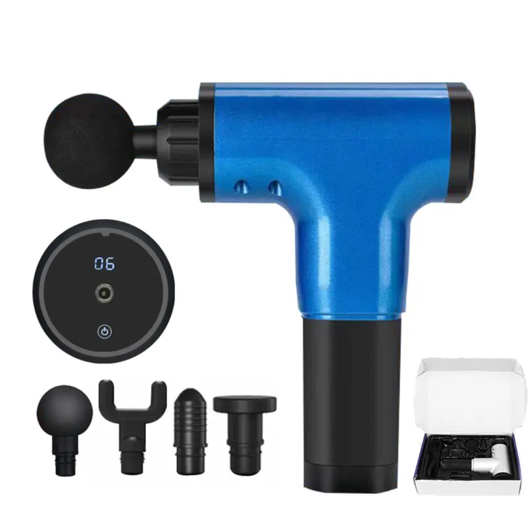 Premium Fascial Massage Gun – Deep Tissue Muscle Massager for Pain Relief & Relaxation (Rechargeable)