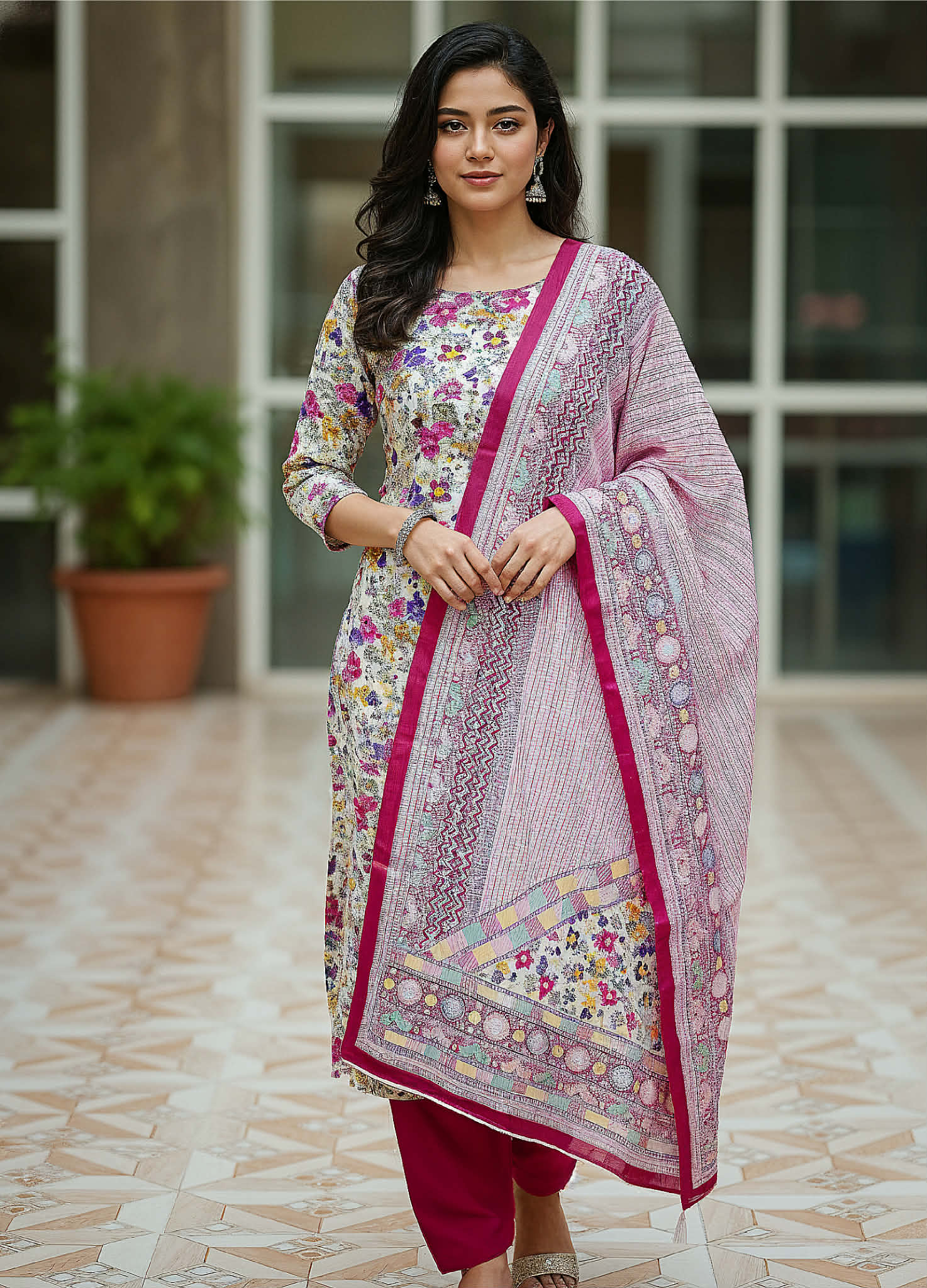 প্রিমিয়াম কোয়ালিটির কটন থ্রী পিছ