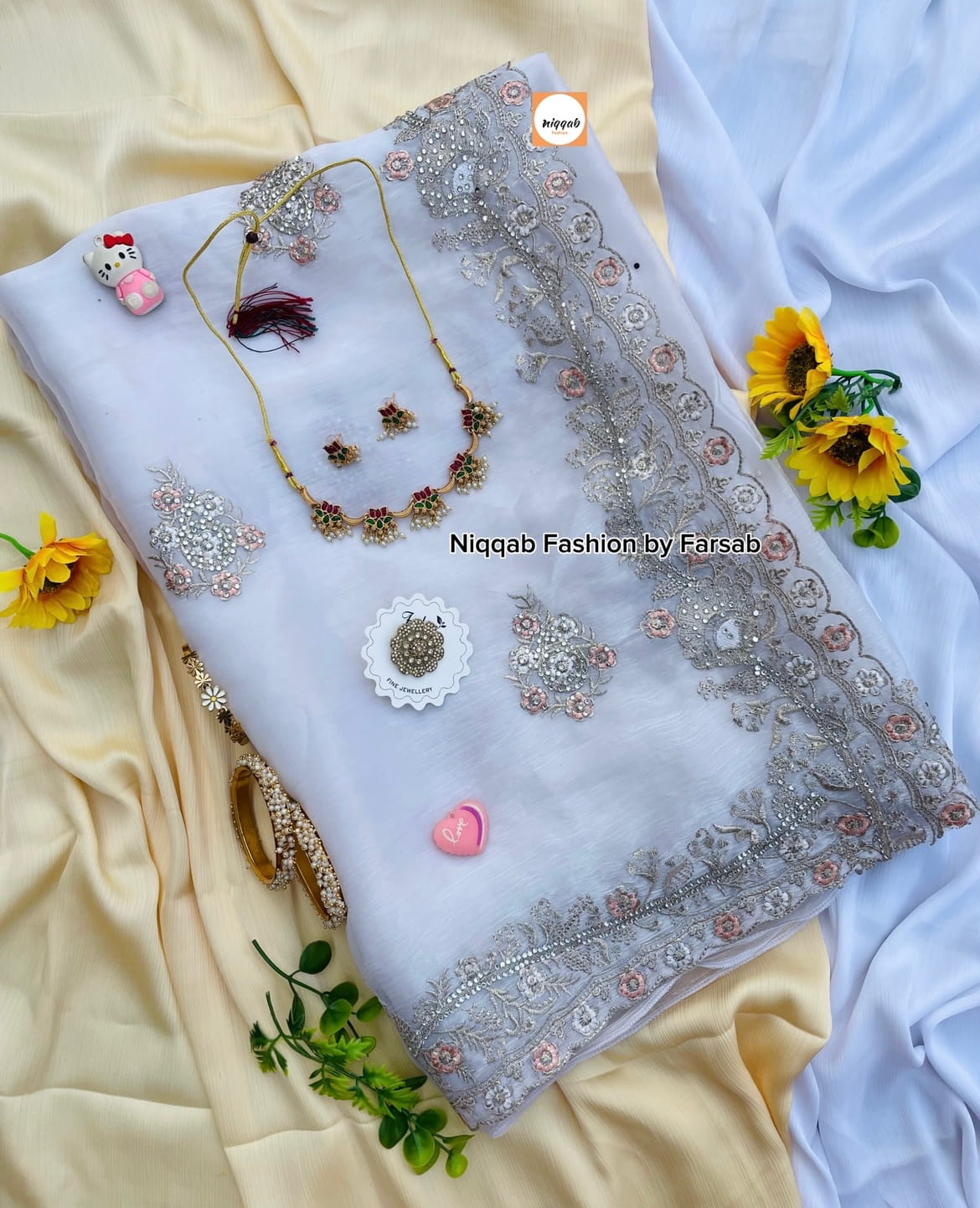 Jimicu party stone Saree