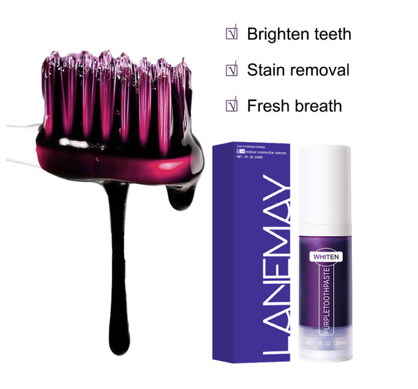 LANEMAY Whitening Purple Toothpaste