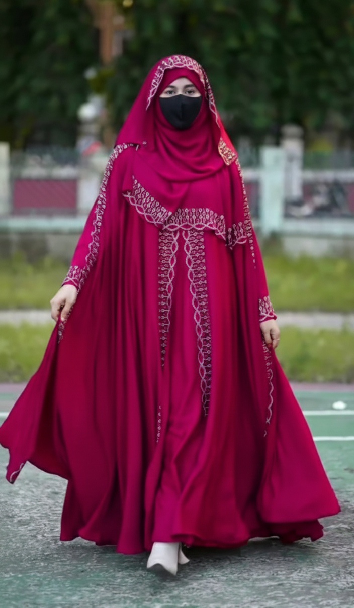 রুপকথা স্টোন বোরকা সেট