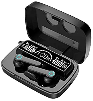 M19 TWS Wireless Bluetooth 5.3 Headphones Touch Control Stereo Earbuds With Digital LED Display