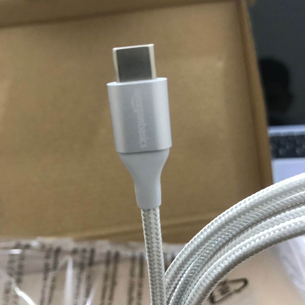 Amazon Basics Type C to C Charging Cable 6ft Long