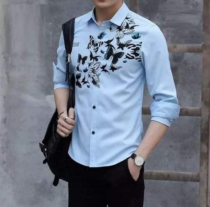 Men’s Trendy Cotton Casual Style Shirt