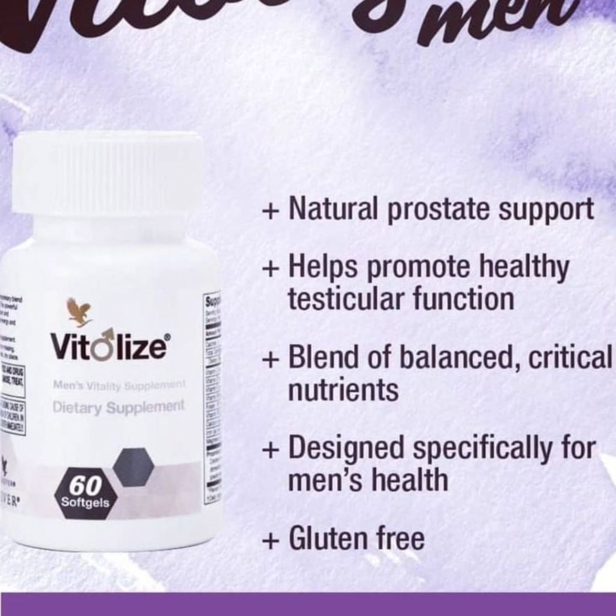 Forever Vitolize For Men (Made in USA)