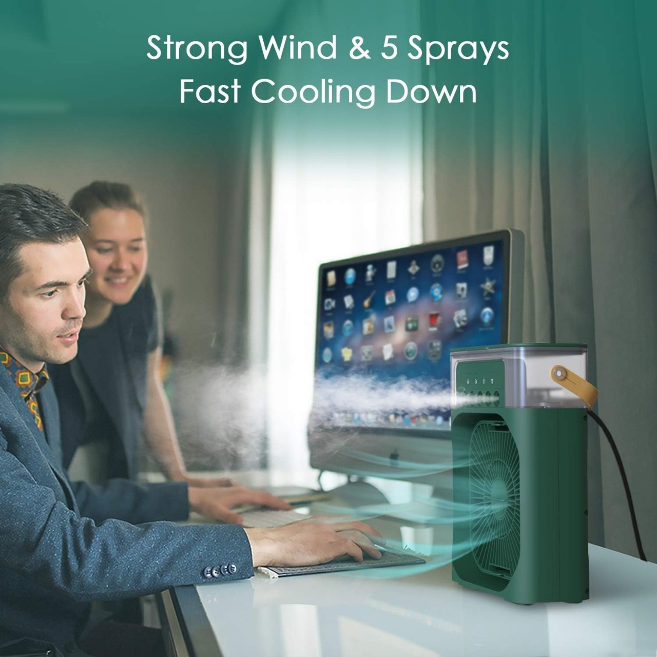 3-in-1 Extonic ET-C702 Air Cooling USB Fan