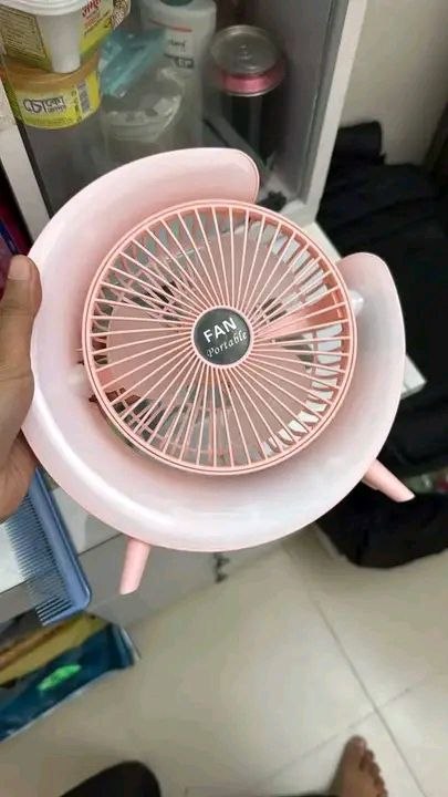 Mini Portable Desktop Fan – Adjustable Colorful Fan for Home or Office