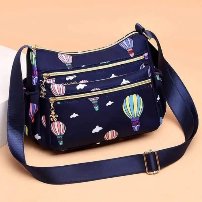 Korean sports travel shoulder bag (black)